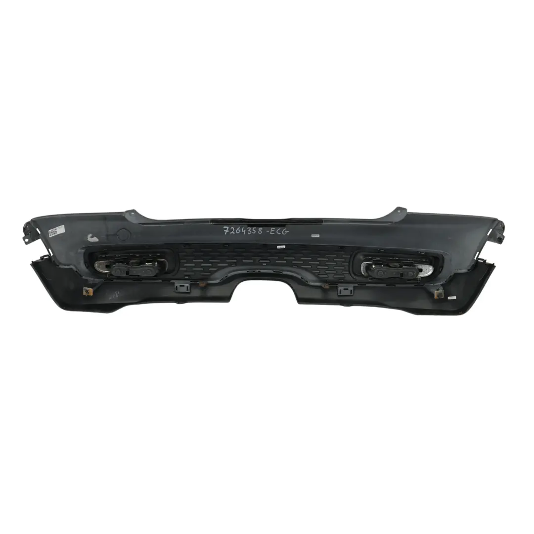 Mini Cooper S R56 R57 LCI Complete Rear Bumper Trim Eclipse Grey Metallic - B24 - SKU 7264358-ECG - Part number 7264358