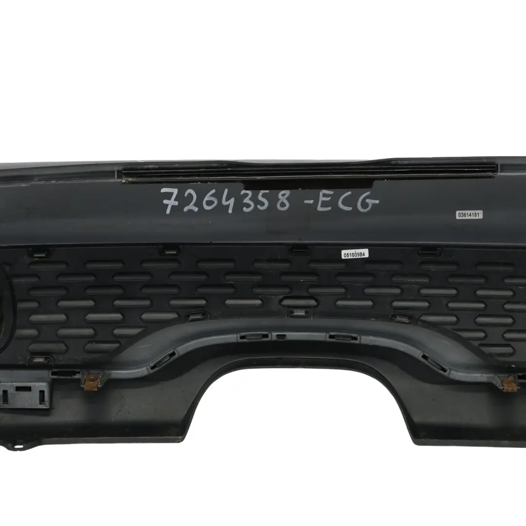 Mini Cooper S R56 R57 LCI Complete Rear Bumper Trim Eclipse Grey Metallic - B24 - SKU 7264358-ECG - Part number 7264358