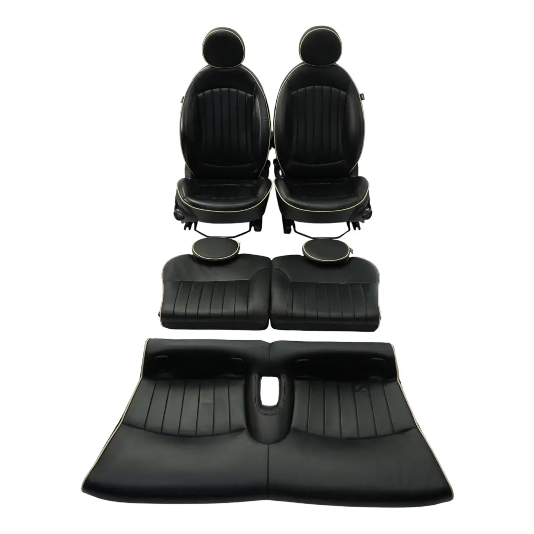  Sitze Mini Cooper One R56 Sport Voll Schwarz Leder Lounge Interieur - SKU 7270323-1 - Teilenummer 7270323