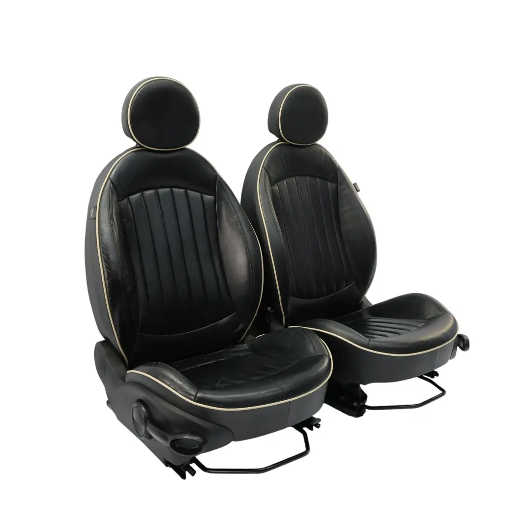  Seats Mini Cooper One R56 Sports Full Black Leather Lounge Interior Seat - SKU 7270323-1 - Part number 7270323