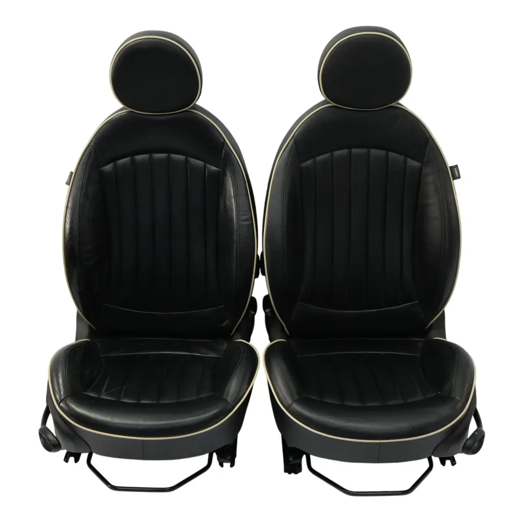  Seats Mini Cooper One R56 Sports Full Black Leather Lounge Interior Seat - SKU 7270323-1 - Part number 7270323
