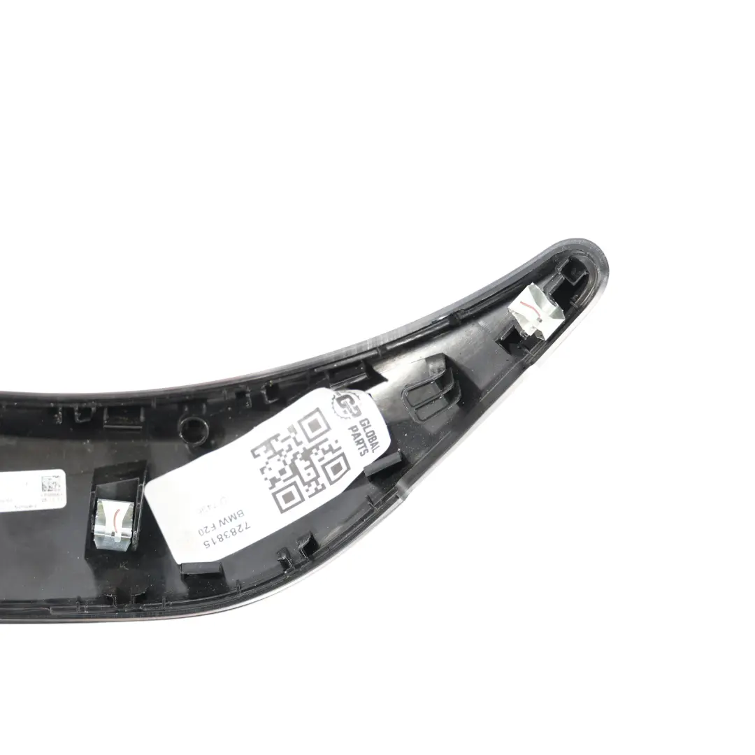 Interior Decoración Manija Puerta Cubierta Izquierda Acrílico Negro para BMW F20 F21 con número de pieza 7283815 BMW F20 F21 Interior Decoración Manija Puerta Cubierta Izquierda Acrílico Negro - SKU 7283815 - Número de pieza 7283815
