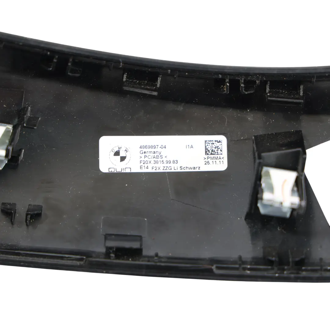 Garniture Poignée Porte Intérieure Gauche Acrylique Noir pour BMW F20 F21 à propos du numéro de pièce 7283815 BMW F20 F21 Garniture Poignée Porte Intérieure Gauche Acrylique Noir - SKU 7283815 - Numéro de pièce 7283815