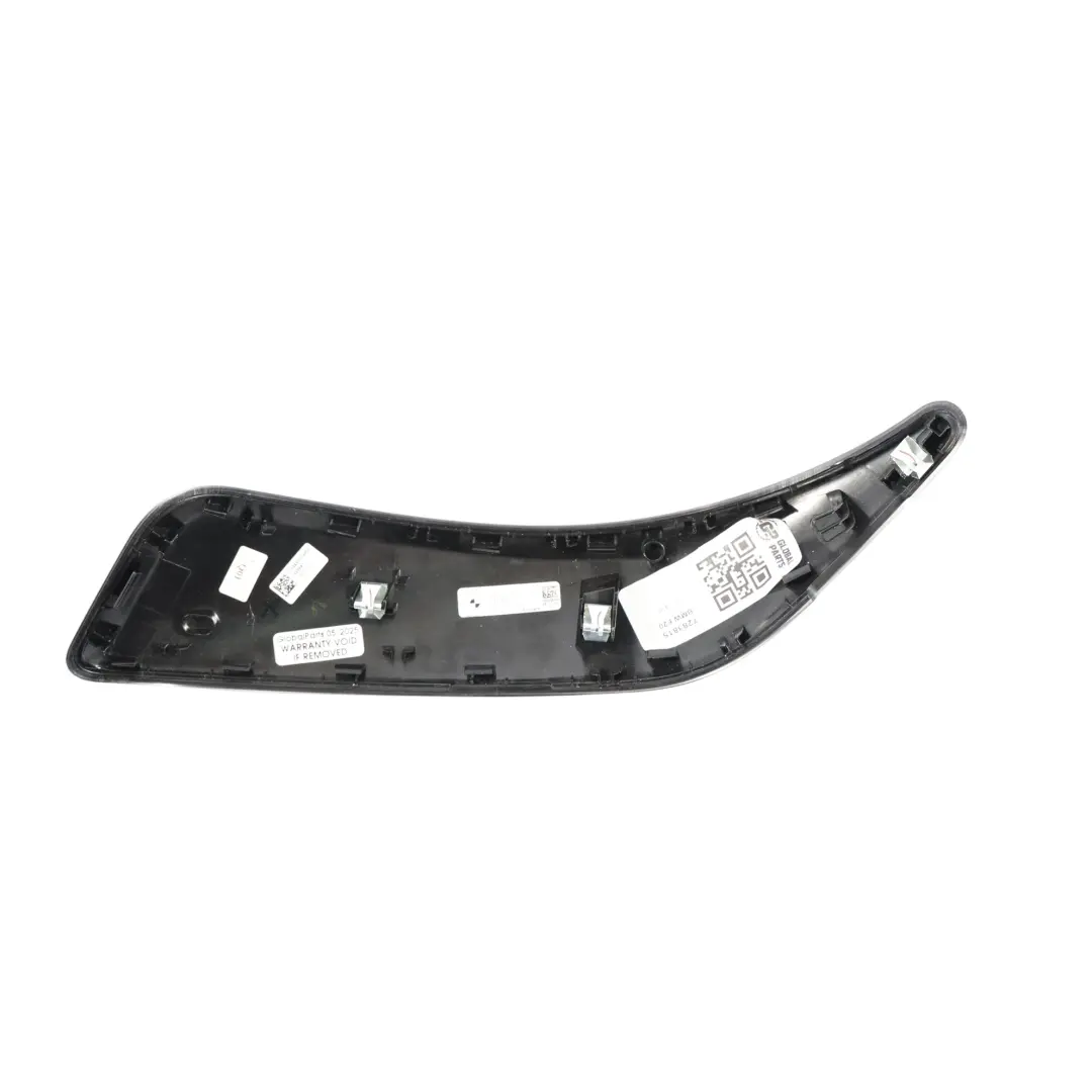 Interior Decor Trim Door Handle Cover Left N/S Acrylic Black BMW F20 F21 - SKU 7283815 - Part number 7283815