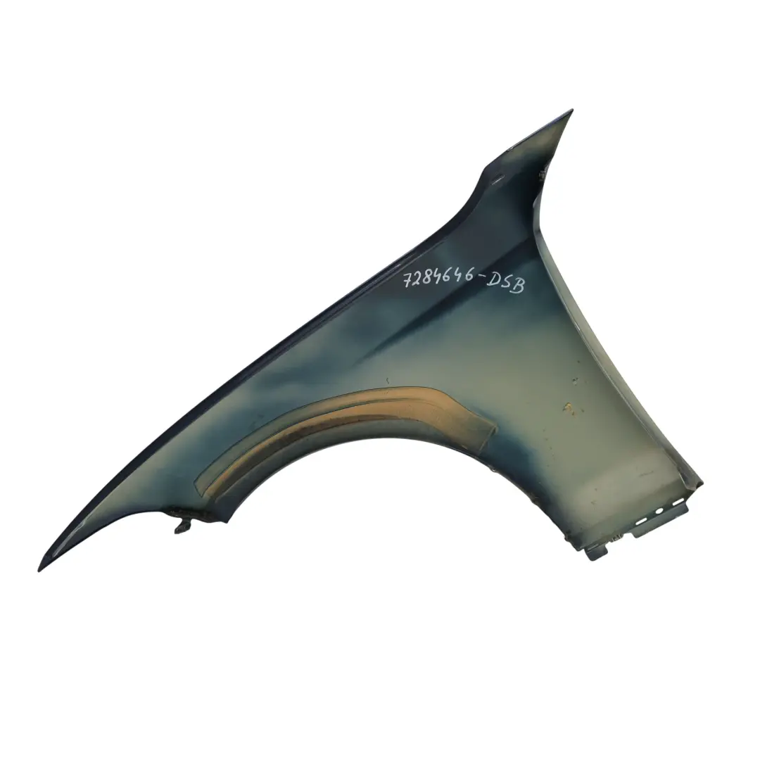 Side Panel BMW F20 F22 Front Right O/S Wing Fender Tiefseeblau Blue - A76 to with Part number 7284646 Side Panel BMW F20 F22 Front Right O/S Wing Fender Tiefseeblau Blue - A76 - SKU 7284646-DSB - Part number 7284646