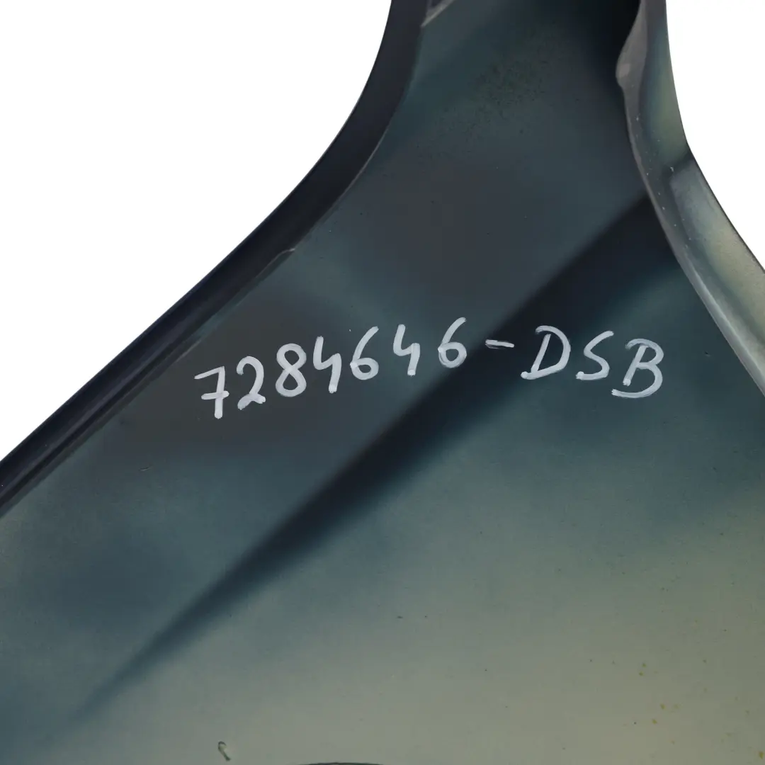 Side Panel BMW F20 F22 Front Right O/S Wing Fender Tiefseeblau Blue - A76 to with Part number 7284646 Side Panel BMW F20 F22 Front Right O/S Wing Fender Tiefseeblau Blue - A76 - SKU 7284646-DSB - Part number 7284646
