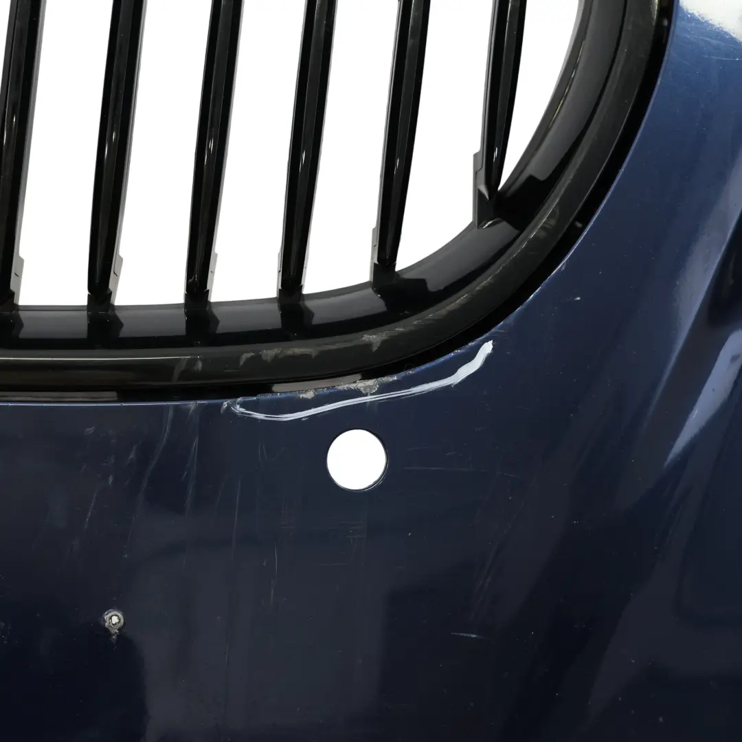 Front Bumper Trim Panel Tiefseeblau Deep Sea Blue Metallic - A76 to BMW F10 F11 with Part number 7285961 BMW F10 F11 Front Bumper Trim Panel Tiefseeblau Deep Sea Blue Metallic - A76 - SKU 7285961-DSB1 - Part number 7285961