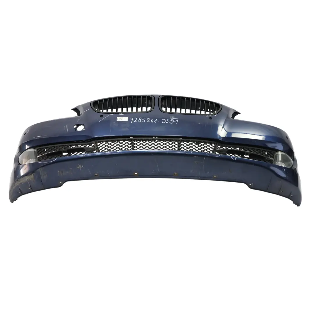 Front Bumper Trim Panel Tiefseeblau Deep Sea Blue Metallic - A76 to BMW F10 F11 with Part number 7285961 BMW F10 F11 Front Bumper Trim Panel Tiefseeblau Deep Sea Blue Metallic - A76 - SKU 7285961-DSB1 - Part number 7285961