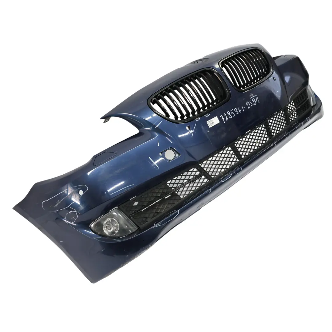 Front Bumper Trim Panel Tiefseeblau Deep Sea Blue Metallic - A76 to BMW F10 F11 with Part number 7285961 BMW F10 F11 Front Bumper Trim Panel Tiefseeblau Deep Sea Blue Metallic - A76 - SKU 7285961-DSB1 - Part number 7285961
