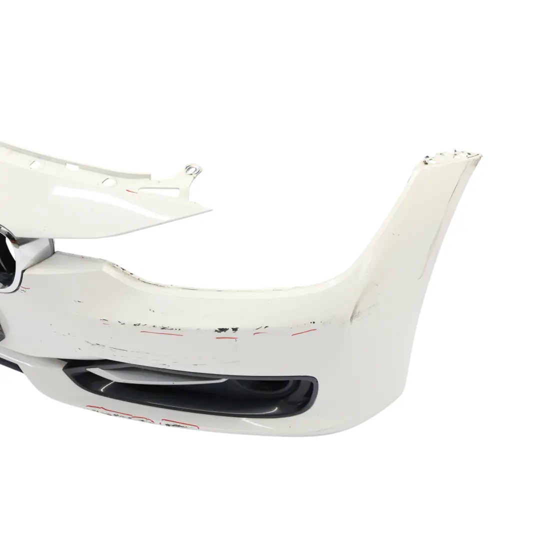 BMW F30 F31 Front Bumper Lines Trim Panel Alpinweiss 3 White - 300 - SKU 7293030-AW - Part number 7293030