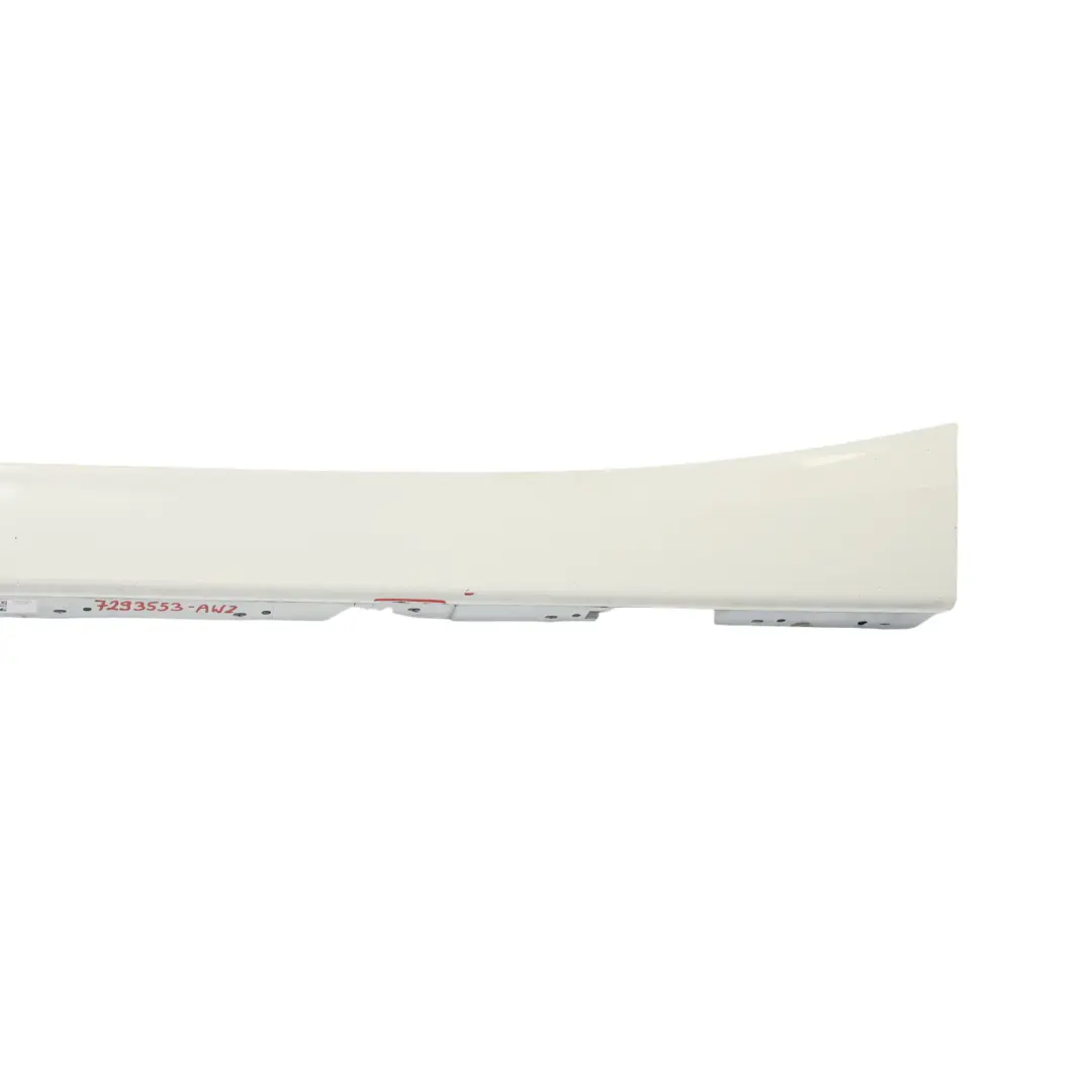 BMW F20 Side Skirt Sill Strip Left N/S Alpinweiss Alpine White - 300 - SKU 7293553-AW2 - Part number 7293553