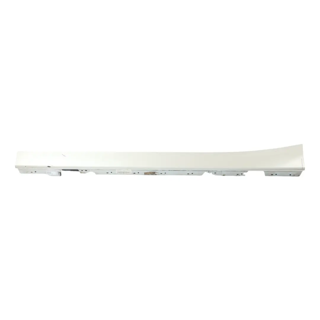 Side Skirt Door Sill Strip Cover Left N/S Mineral White Metallic - A96 to BMW F20 with Part number 7293553 BMW F20 Side Skirt Door Sill Strip Cover Left N/S Mineral White Metallic - A96 - SKU 7293553-MW - Part number 7293553