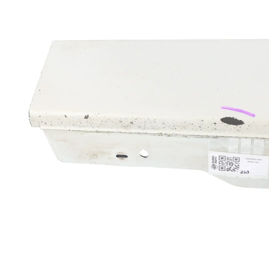 Side Skirt Door Sill Strip Cover Left N/S Mineral White Metallic - A96 to BMW F20 with Part number 7293553 BMW F20 Side Skirt Door Sill Strip Cover Left N/S Mineral White Metallic - A96 - SKU 7293553-MW - Part number 7293553