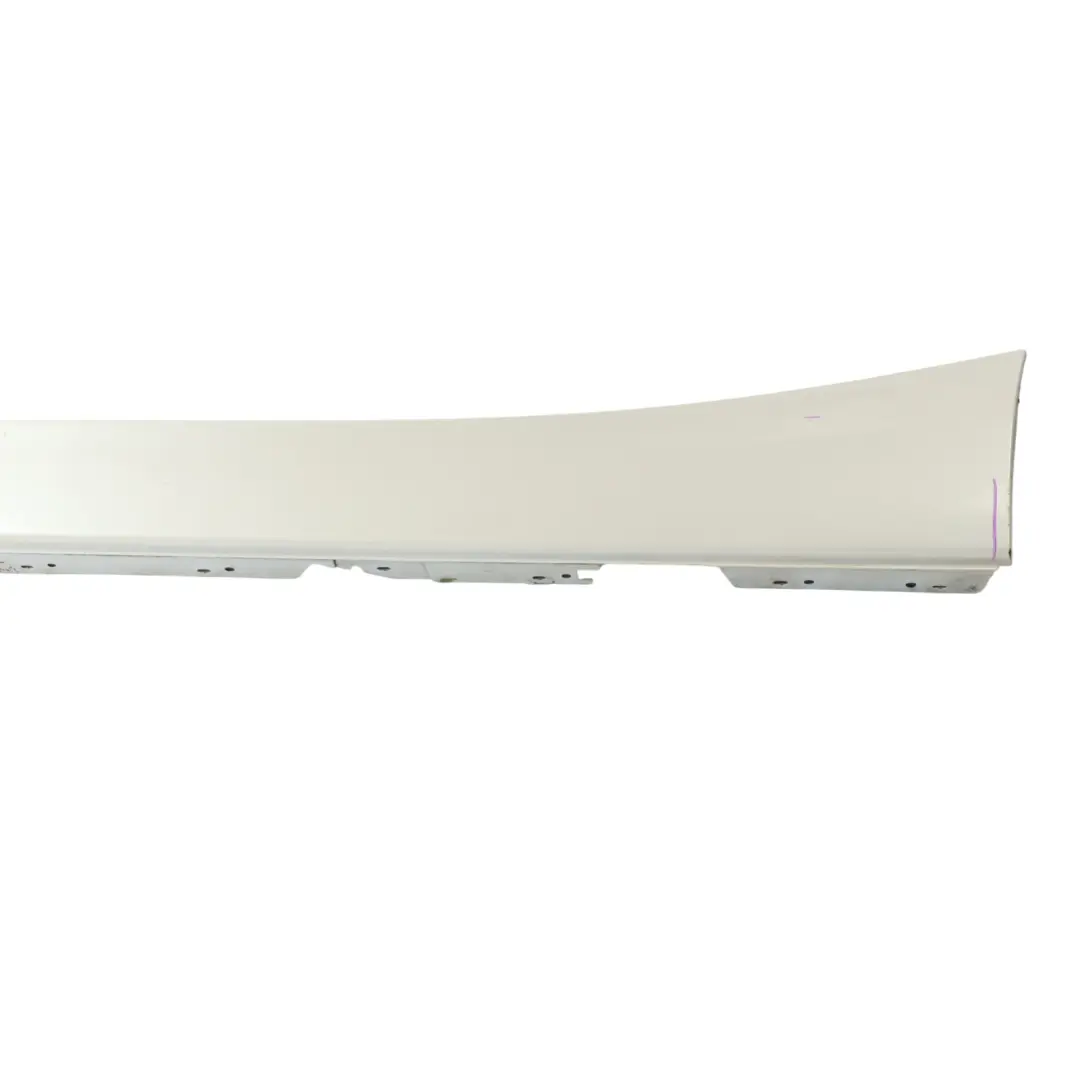 Side Skirt Door Sill Strip Cover Left N/S Mineral White Metallic - A96 to BMW F20 with Part number 7293553 BMW F20 Side Skirt Door Sill Strip Cover Left N/S Mineral White Metallic - A96 - SKU 7293553-MW - Part number 7293553