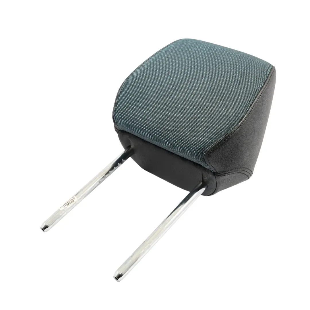 Headrest Front Left Right N/O/S Leather Fabric Metro Blue Black to BMW F20 Seat with Part number 7293599 BMW F20 Seat Headrest Front Left Right N/O/S Leather Fabric Metro Blue Black - SKU 7293599 - Part number 7293599
