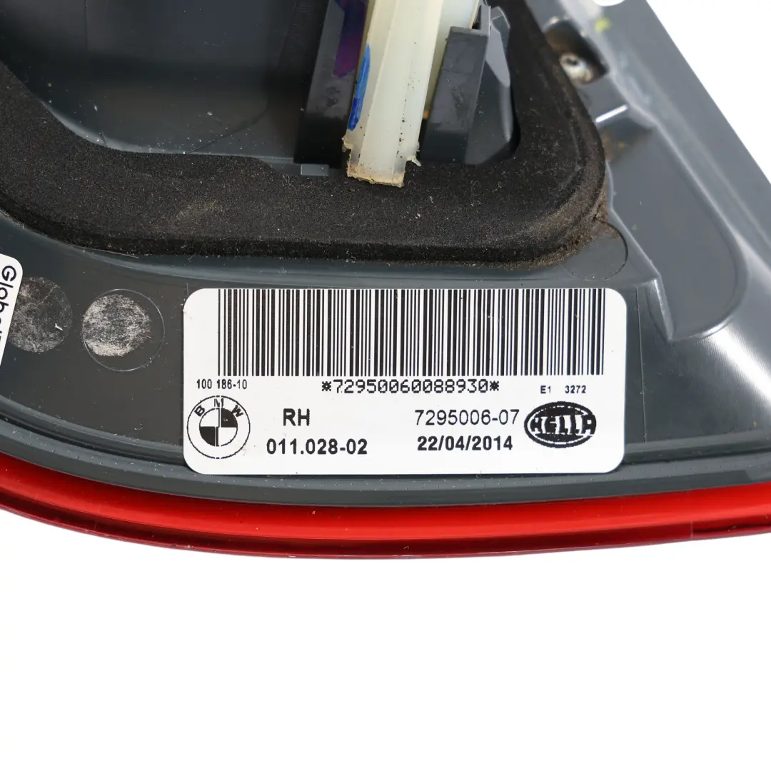 Lamp Inner Light Trunk Lid Boot Tailgate Right O/S to BMW X6 E71 Rear with Part number 7295006 BMW X6 E71 Rear Lamp Inner Light Trunk Lid Boot Tailgate Right O/S - SKU 7295006 - Part number 7295006