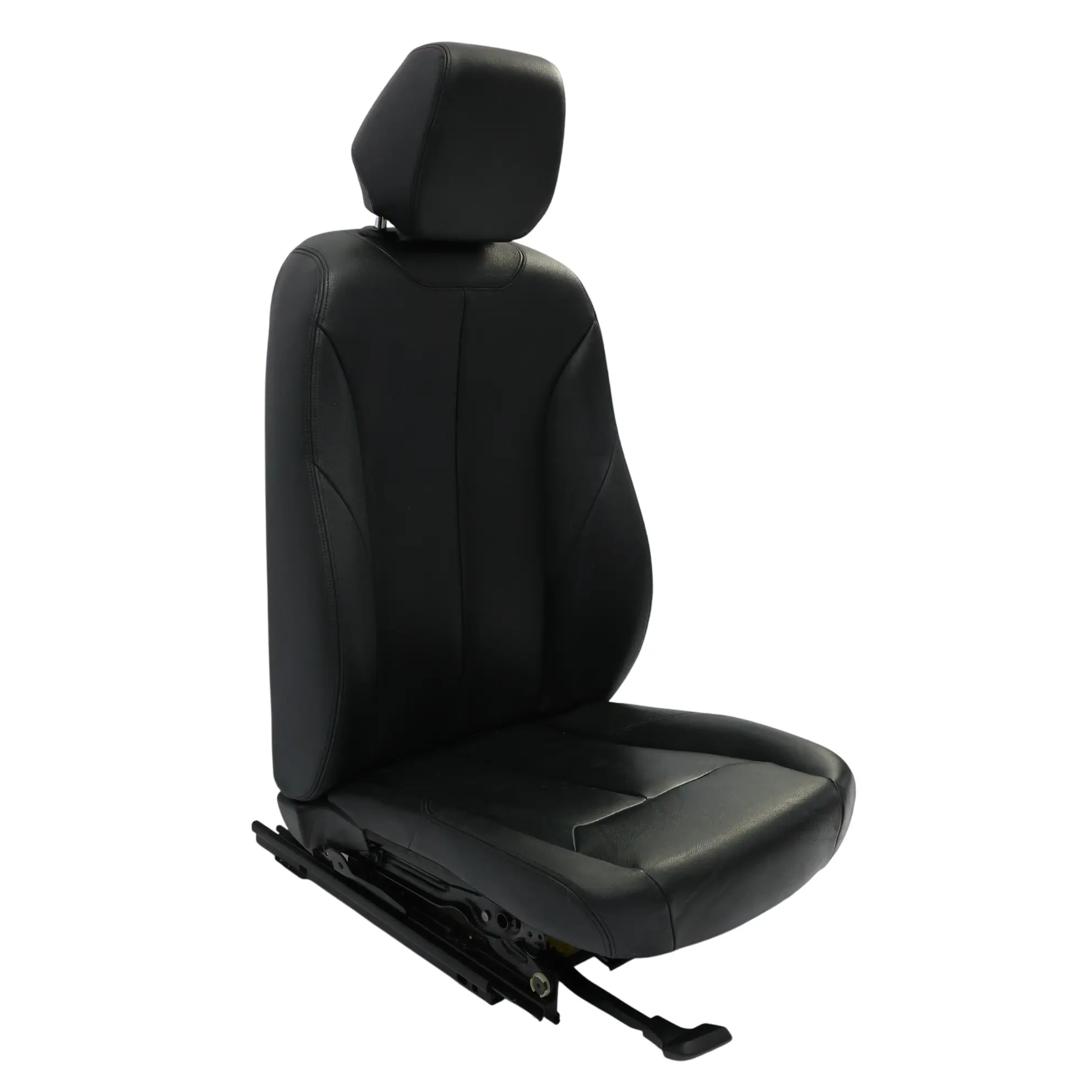 BMW F20 Sedile Anteriore Sinistro Interno Riscaldato Pelle Nera Dakota