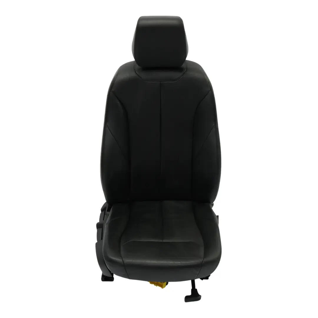 Fotel Przedni Prawy Przód Grzany Czarny Skóra Dakota do BMW F20 o numerze 7295110 BMW F20 Fotel Przedni Prawy Przód Grzany Czarny Skóra Dakota - SKU 7295110-11 - Numer Części 7295110