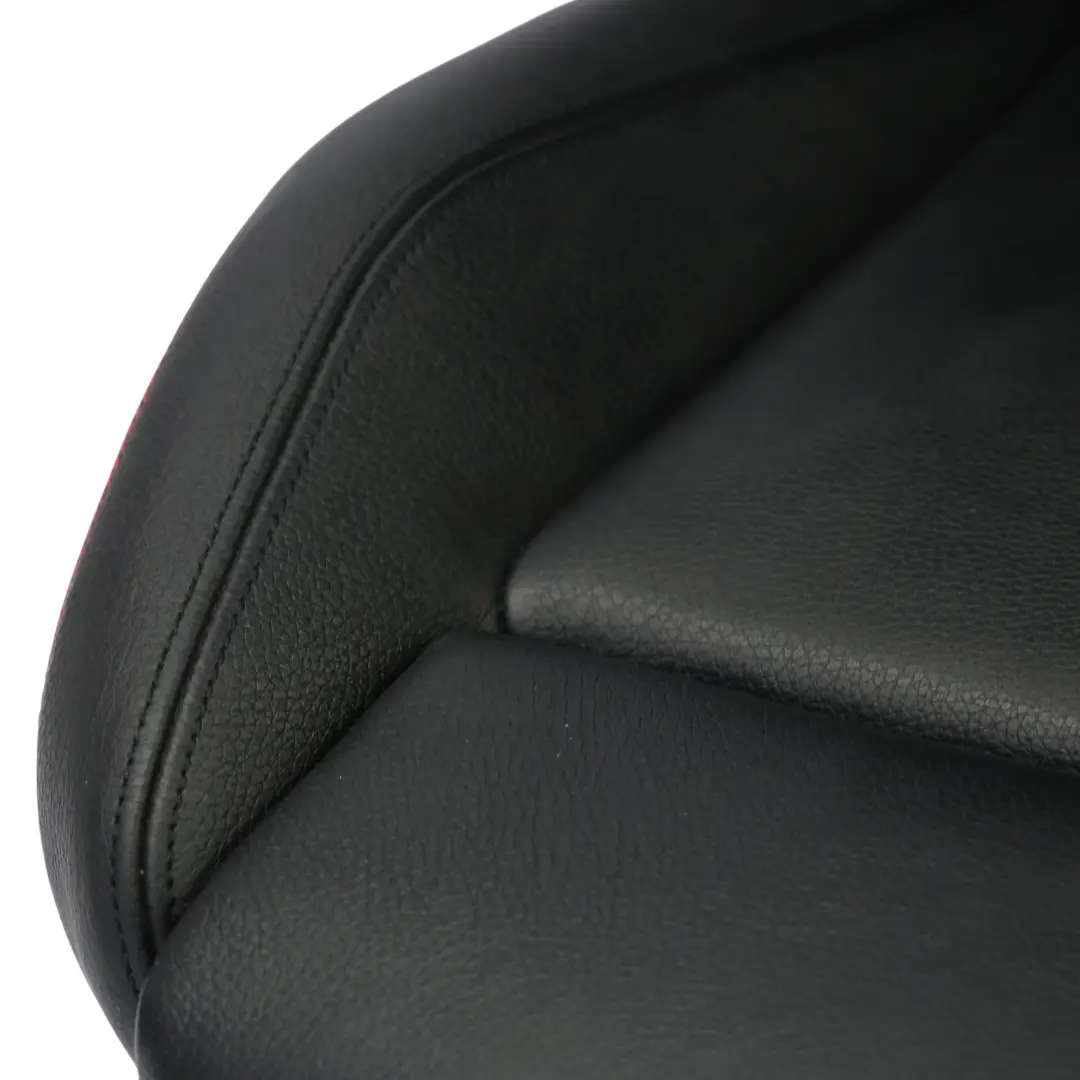 BMW F20 Fotel Sport Przedni Lewy Przód Grzany Skóra Czarna Czerwony Akcent - SKU 7295143-5 - Numer Części 7295143