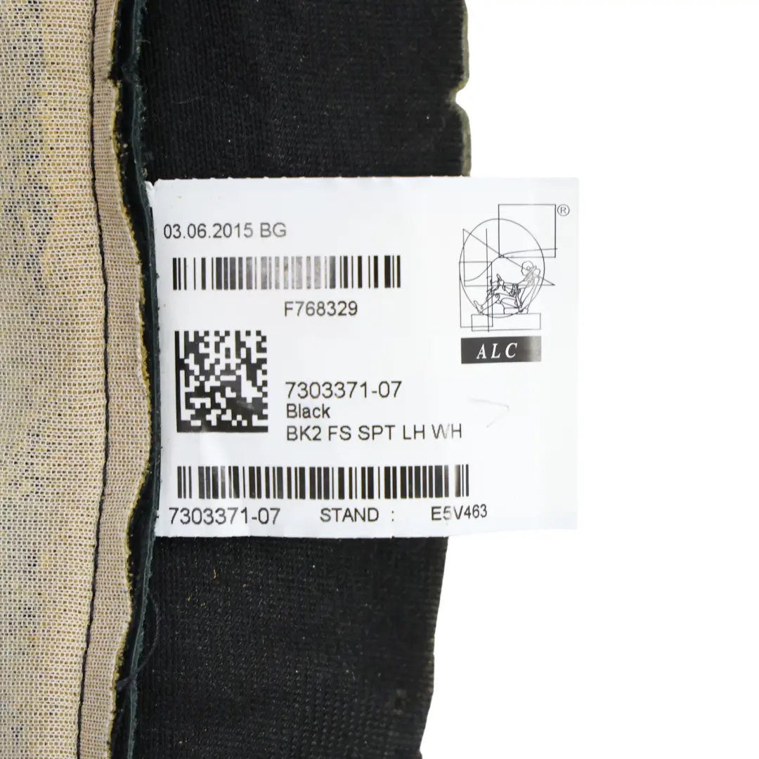 BMW F10 F11 LCI Siège Avant Chauffant En Cuir Noir Dakota Pour Sport Gauche - SKU 7303371 - Numéro de pièce 7303371