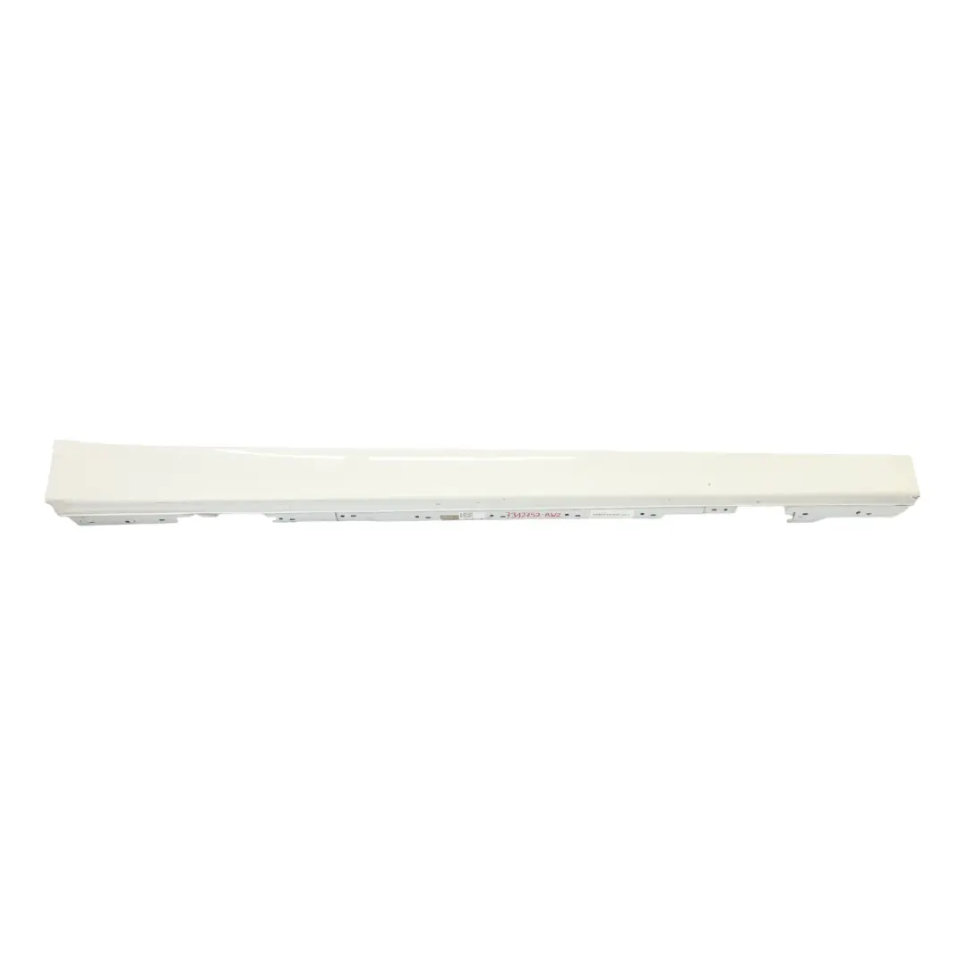 Side Skirt Sill Strip Right O/S Alpinweiss Alpine White 3 - 300 to BMW F30 F31 with Part number 7312752 BMW F30 F31 Side Skirt Sill Strip Right O/S Alpinweiss Alpine White 3 - 300 - SKU 7312752-AW2 - Part number 7312752