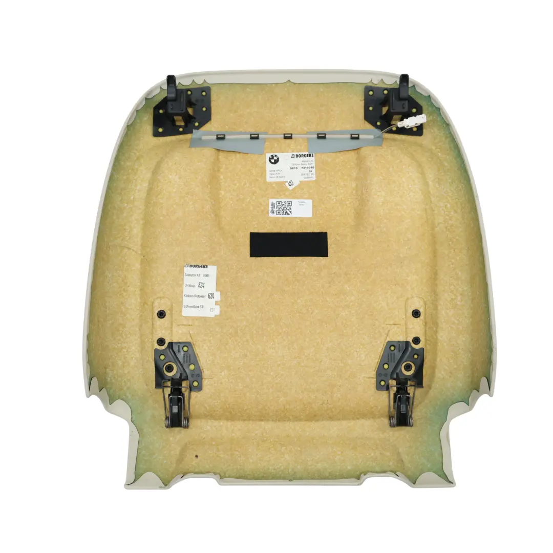  Garniture De Dossier BMW F01 F02 Siège Avant Blanc - SKU 7319050 - Numéro de pièce 7319050
