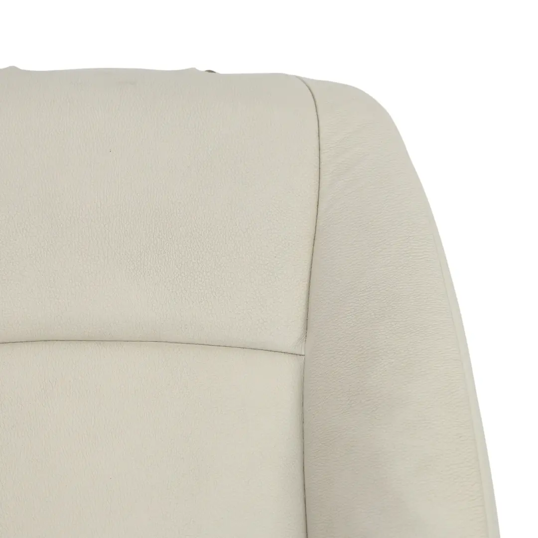 Front Seat Backrest Left N/S Heated Memory Leather Dakota White BMW F01 LCI - SKU 7319201 - Part number 7319201