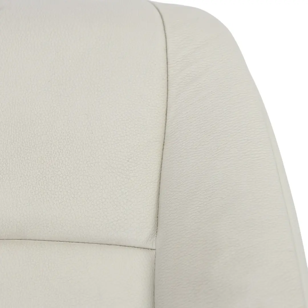 Front Seat Backrest Left N/S Heated Memory Leather Dakota White to BMW F01 LCI with Part number 7319201 BMW F01 LCI Front Seat Backrest Left N/S Heated Memory Leather Dakota White - SKU 7319201 - Part number 7319201