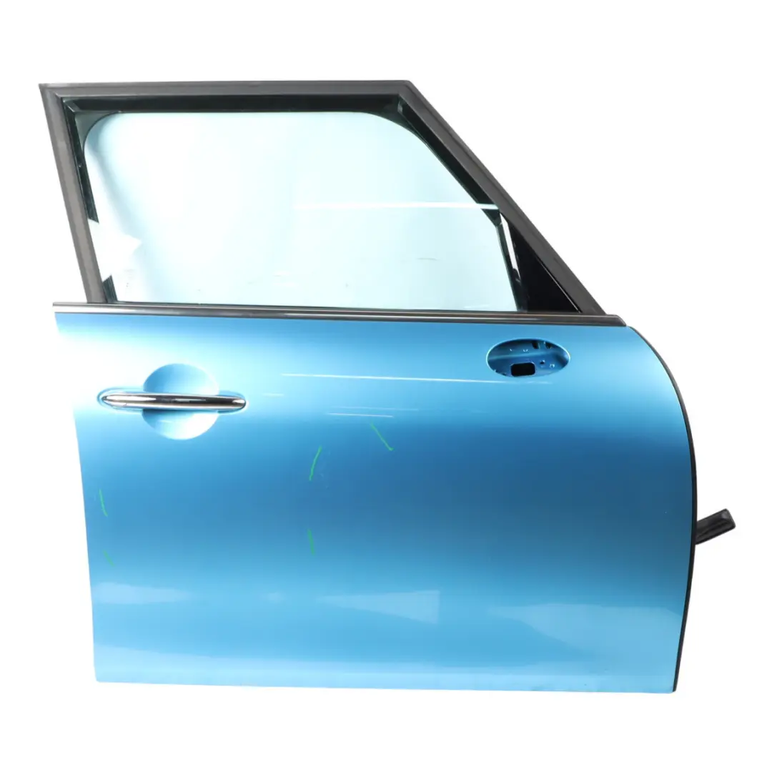 Door Front Right O/S Electric Blue II Metallic - B86 to Mini F55 with Part number 7327446 Mini F55 Door Front Right O/S Electric Blue II Metallic - B86 - SKU 7327446-ELB - Part number 7327446
