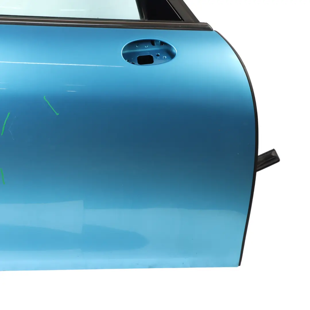 Door Front Right O/S Electric Blue II Metallic - B86 to Mini F55 with Part number 7327446 Mini F55 Door Front Right O/S Electric Blue II Metallic - B86 - SKU 7327446-ELB - Part number 7327446
