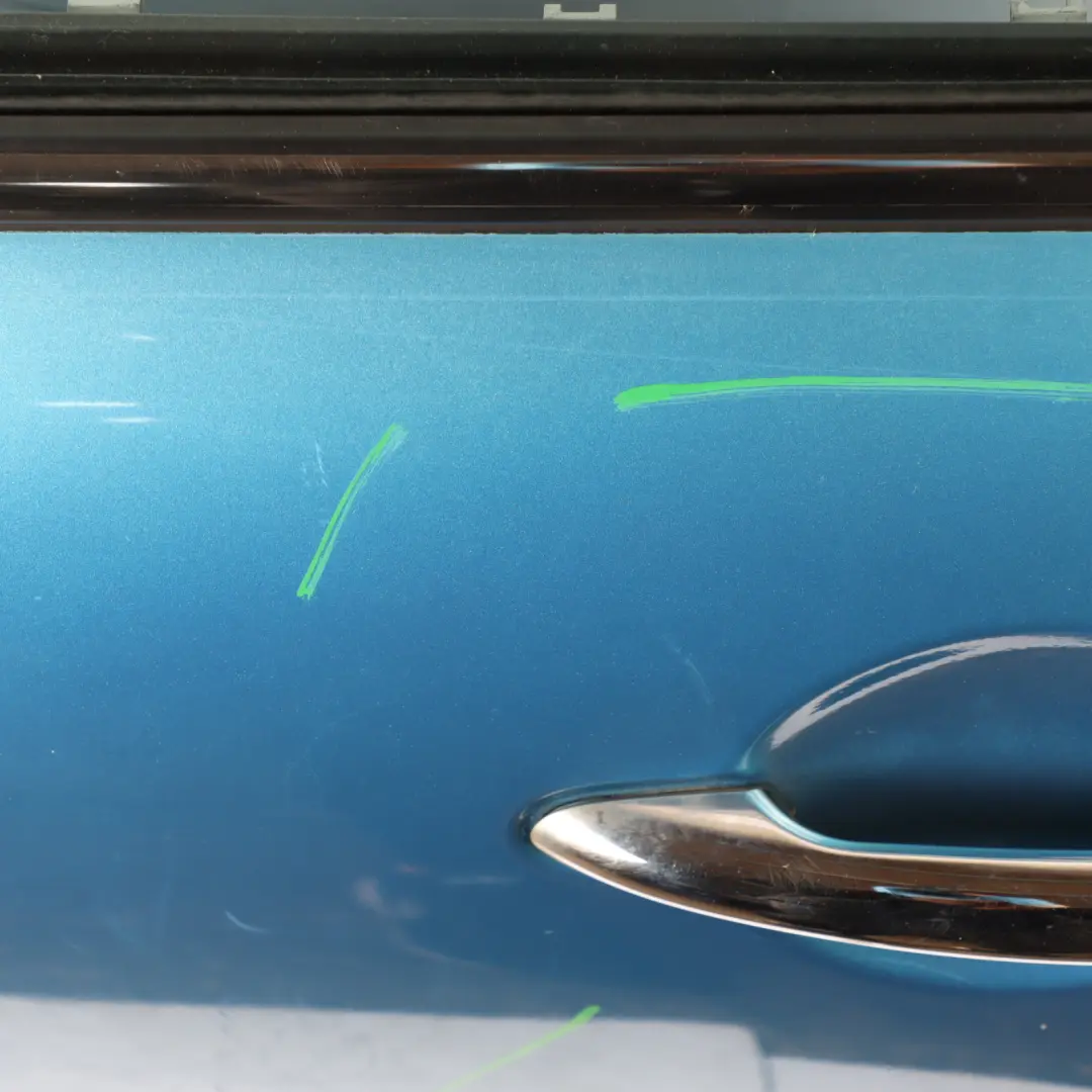 Mini F55 Door Rear Left N/S Covering Panel Electric Blue II Metallic - B86 - SKU 7327449-ELB - Part number 7327449