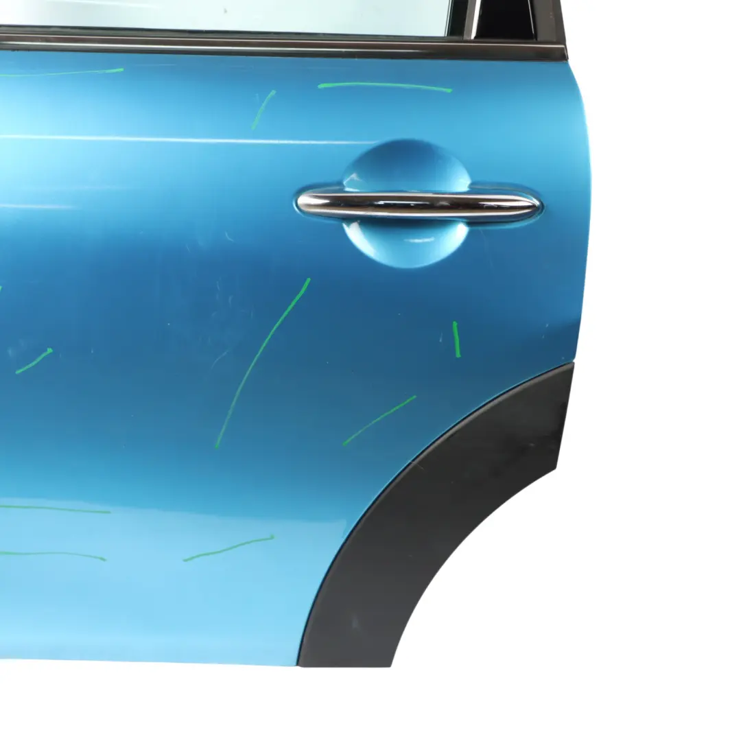 Door Rear Left N/S Covering Panel Electric Blue II Metallic - B86 to Mini F55 with Part number 7327449 Mini F55 Door Rear Left N/S Covering Panel Electric Blue II Metallic - B86 - SKU 7327449-ELB - Part number 7327449