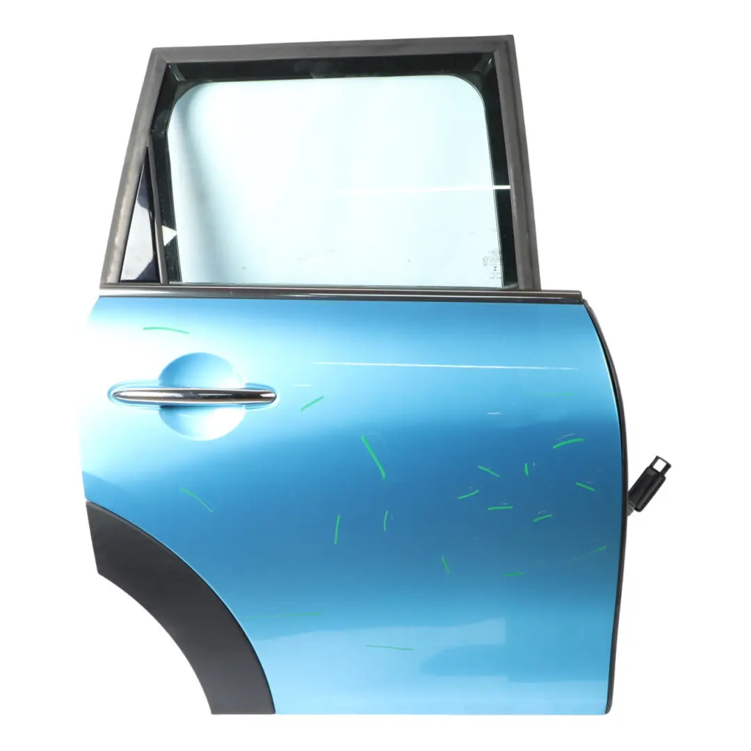 Door Rear Right O/S Covering Panel Electric Blue II Metallic - B86 to Mini F55 with Part number 7327450 Mini F55 Door Rear Right O/S Covering Panel Electric Blue II Metallic - B86 - SKU 7327450-ELB - Part number 7327450