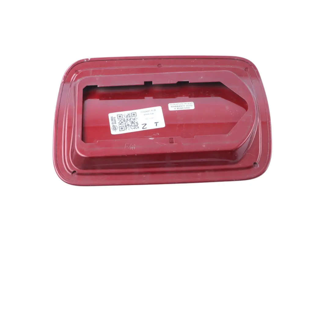 BMW F46 Fuel Filler Cover Fill in Flap Cap Flamenco Red Brilliant C06 - SKU 7332407-FLR - Part number 7332407