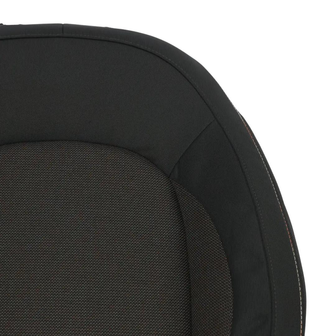 Mini F56 F57 F60 Front Seat Backrest Left N/S Heated Cloth Firework Carbon Black - SKU 7344583-6 - Part number 7344583