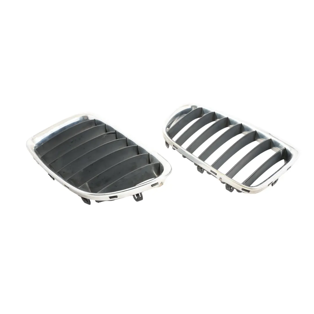 Front Bumper Grille Panel Cover Kidney Left Right N/O/S Set to BMW X1 E84 with Part number 7347667 BMW X1 E84 Front Bumper Grille Panel Cover Kidney Left Right N/O/S Set - SKU 7347667 - Part number 7347667