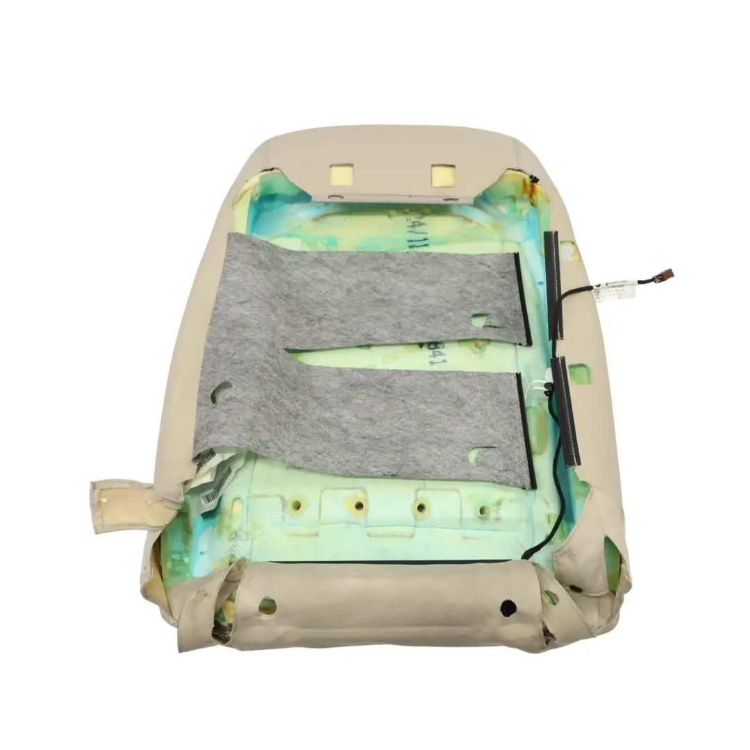  Respaldo Asiento BMW F07N F10N F11N Sport Calefactable Izquierdo Oyster Cuero - SKU 7349855 - Número de pieza 7349855
