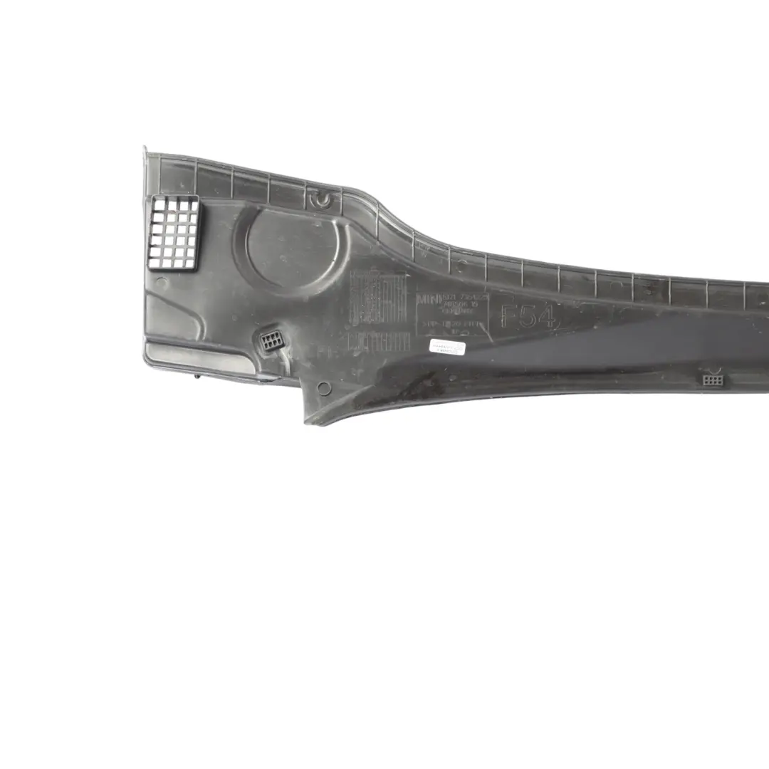 Windscreen Windshield Scuttle Apron Trim Cover Panel to Mini Clubman F54 with Part number 7354229 Mini Clubman F54 Windscreen Windshield Scuttle Apron Trim Cover Panel - SKU 7354229 - Part number 7354229