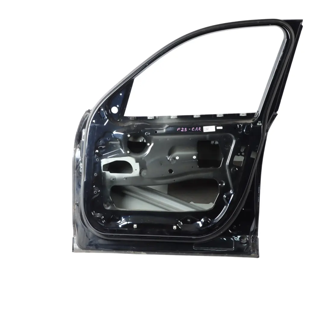 Door Front Right O/S Carbonschwarz Black Metallic - 416 to BMW X3 F25 with Part number 7355804 BMW X3 F25 Door Front Right O/S Carbonschwarz Black Metallic - 416 - SKU 7355804-CAR - Part number 7355804