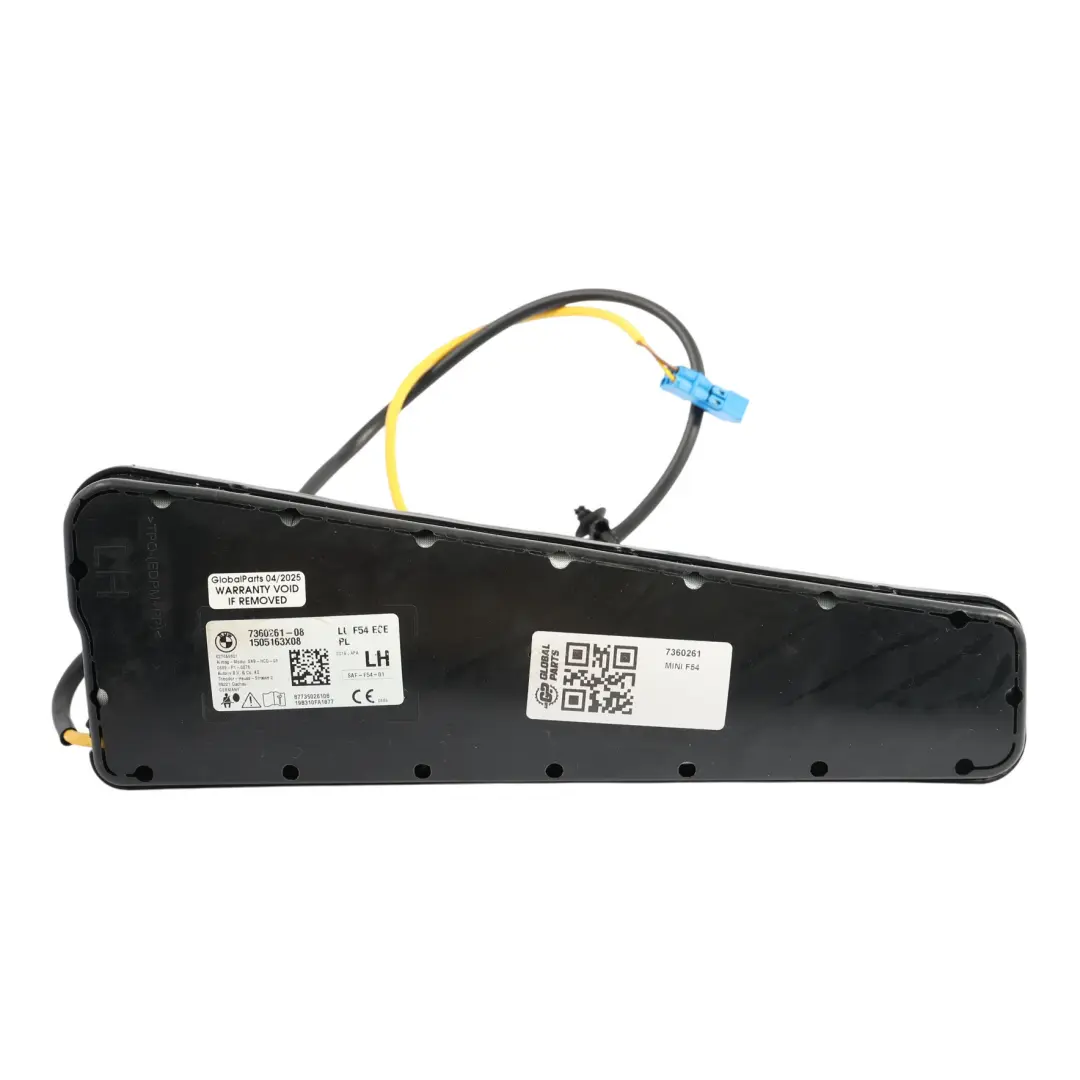 Module D'Air Latéral Avant Gauche Pour Numéro De Série pour Mini Clubman F54 à propos du numéro de pièce 7360261 Mini Clubman F54 Module D'Air Latéral Avant Gauche Pour Numéro De Série - SKU 7360261 - Numéro de pièce 7360261