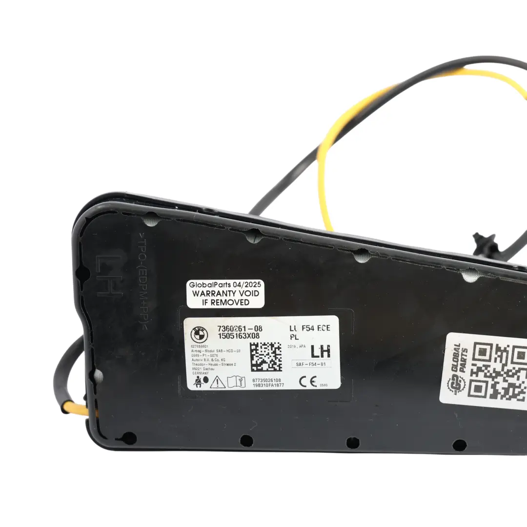Mini Clubman F54 Seat Side Air Module Unit Front Left N/S - SKU 7360261 - Part number 7360261