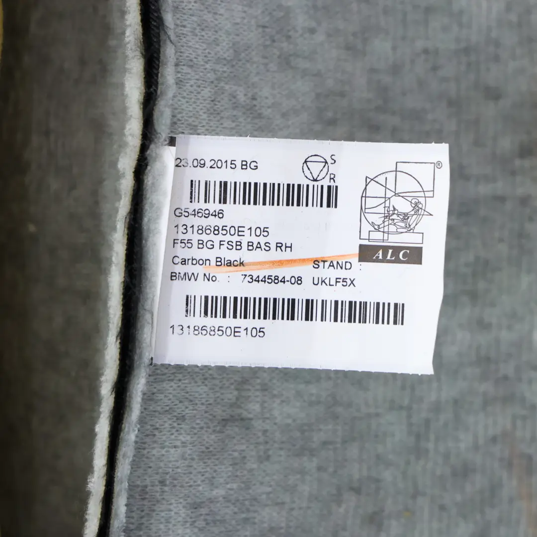 Schienale Mini Cooper One F55 F54 F60 Anteriore Destro Panno Nero Carbonio per con numero di parte 7369982 Schienale Mini Cooper One F55 F54 F60 Anteriore Destro Panno Nero Carbonio - SKU 7369982-2 - Numero di parte 7369982