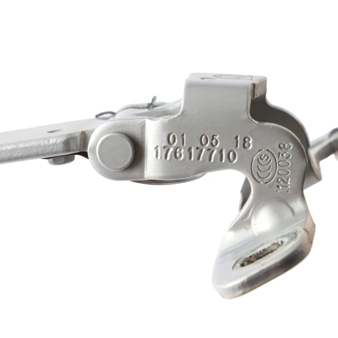 BMW X5 F15 Tailgate Trunk Hinge Top Rear Right O/S Glacier Silver - A83 7294434 - SKU 7378128-GSB - Part number 7378128