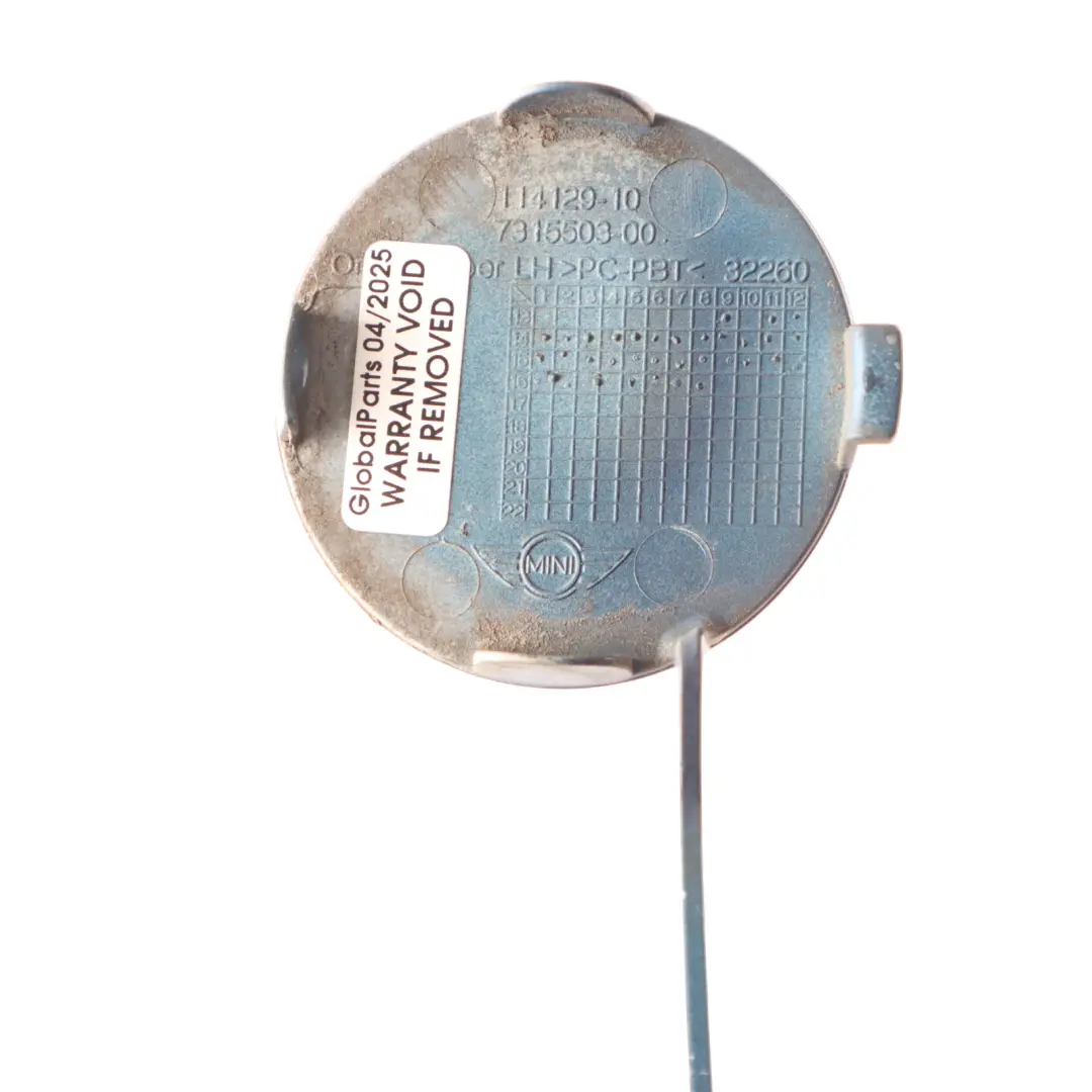 Mini F56 F57 Ojo Remolque Flap Parachoques Trasero Izquierdo Deep Blue - B69 - SKU 7380011-DEEP - Número de pieza 7380011