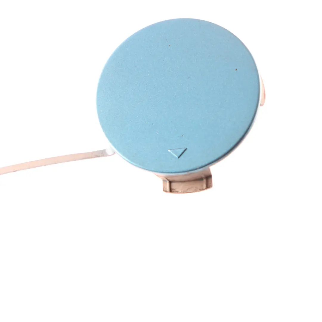 Bumper Towing Eye Hook Trim Right O/S Electric II Blue B86 to Mini F55 Rear with Part number 7380026 Mini F55 Rear Bumper Towing Eye Hook Trim Right O/S Electric II Blue B86 - SKU 7380026-ELBII - Part number 7380026