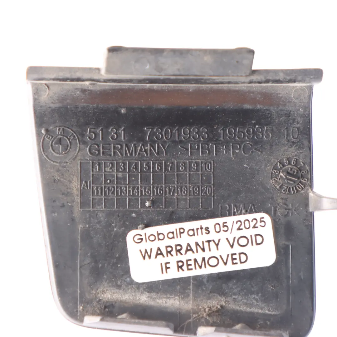 Bumper Towing Eye Flap Cover Flamenco Red Brilliant Effect - C06 to BMW F45 Rear with Part number 7393792 BMW F45 Rear Bumper Towing Eye Flap Cover Flamenco Red Brilliant Effect - C06 - SKU 7393792-FLR - Part number 7393792