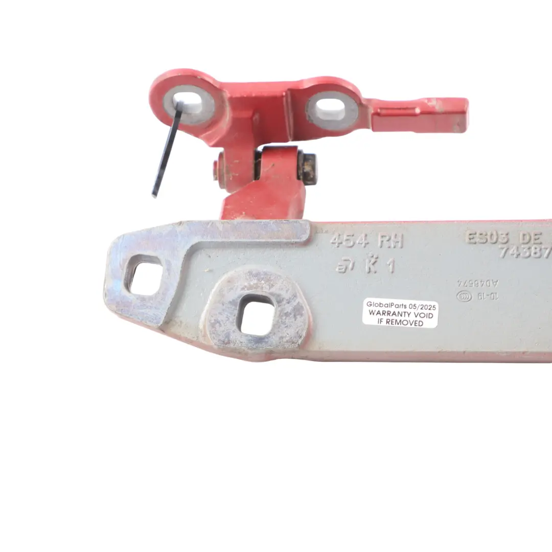 Mini F54 Boot Hinge Split Trunk Door Rear Right O/S Indian Red - C3X - SKU 7411612-IRE - Part number 7411612