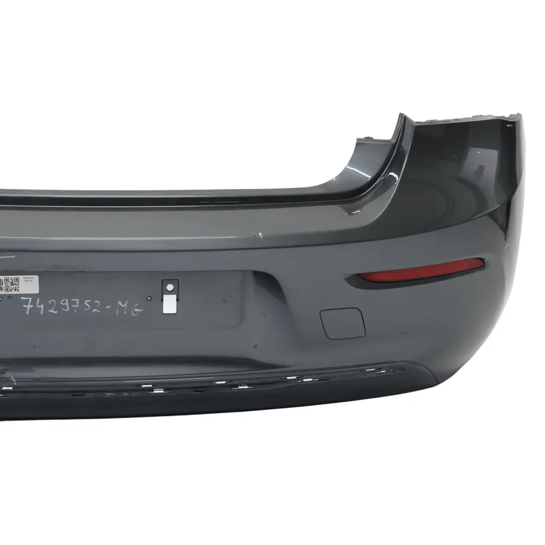 Bumper BMW F20 F21 LCI Trim Panel Covering Mineral Grau Metallic - B39 to Rear with Part number 7429752 Rear Bumper BMW F20 F21 LCI Trim Panel Covering Mineral Grau Metallic - B39 - SKU 7429752-MG - Part number 7429752