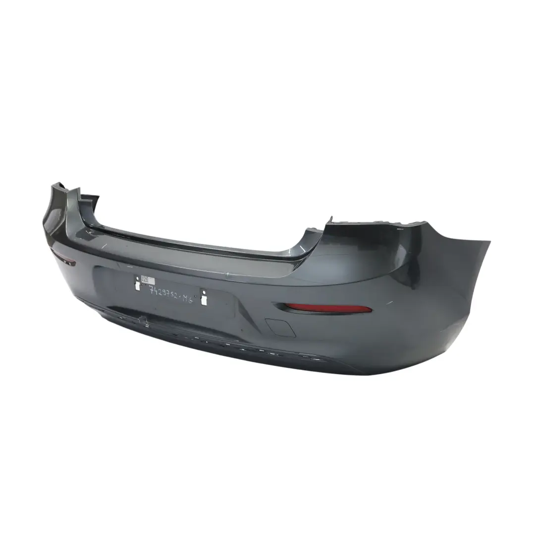 Bumper BMW F20 F21 LCI Trim Panel Covering Mineral Grau Metallic - B39 to Rear with Part number 7429752 Rear Bumper BMW F20 F21 LCI Trim Panel Covering Mineral Grau Metallic - B39 - SKU 7429752-MG - Part number 7429752
