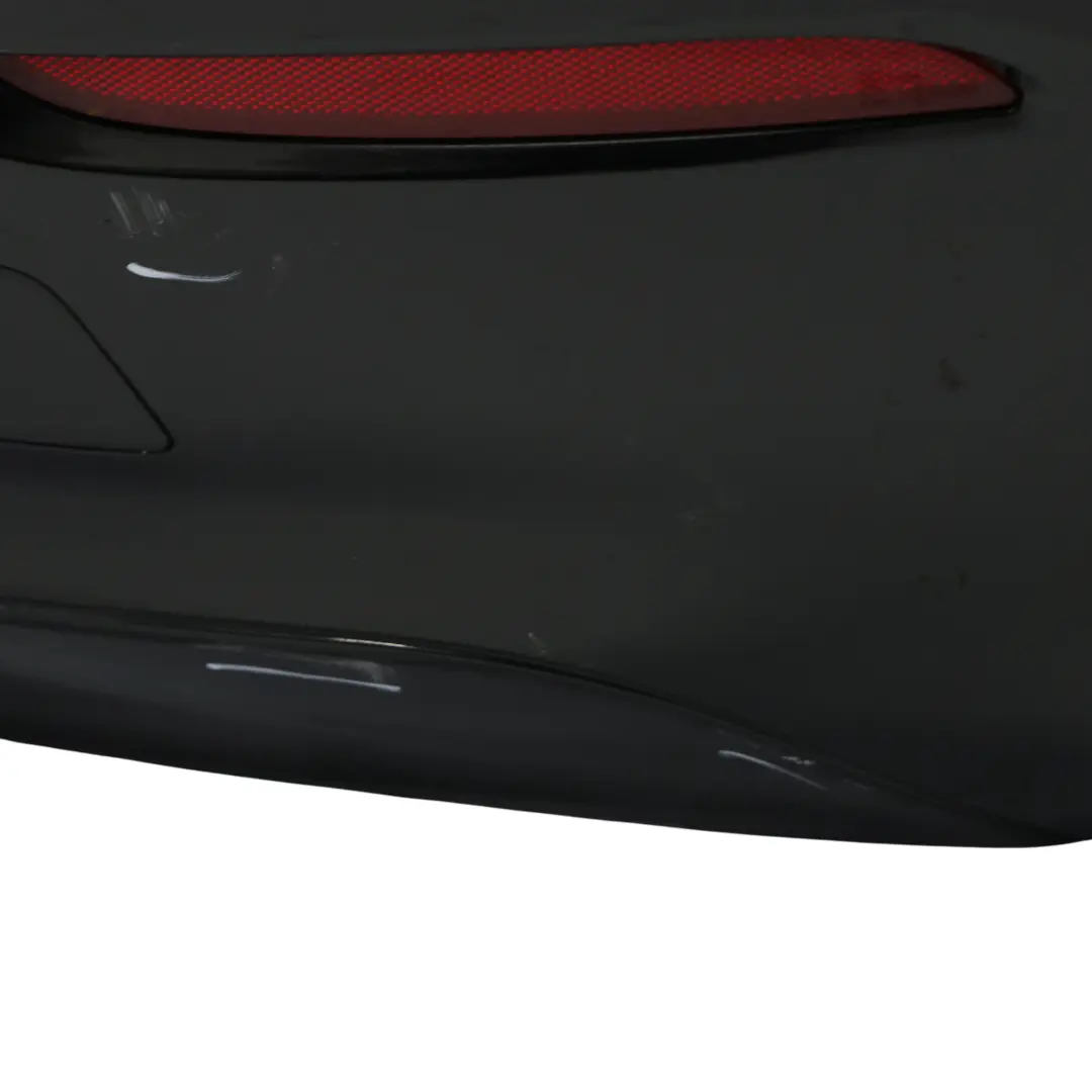 Bumper BMW F20 F21 LCI Trim Panel Covering Schwarz 2 Black - 668 to Rear with Part number 7429752 Rear Bumper BMW F20 F21 LCI Trim Panel Covering Schwarz 2 Black - 668 - SKU 7429752-SCH - Part number 7429752